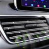 NBTEPEM Bling Car Air Conditioner Decoration Strip for Vent Outlet, 10 PCS Universal Rhinestone Car Vent Outlet Trim Decorations, Bling Interior