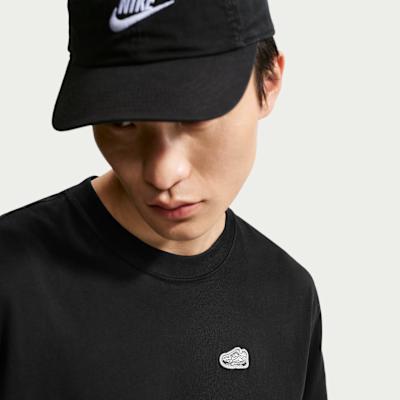 Nike Sportswear T Shirts Men's Black Crew Neck Moderate
