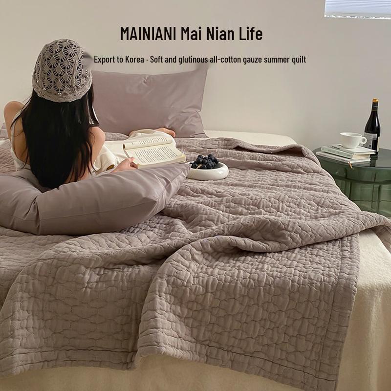 Soft Cotton Gauze Summer Air Conditioning Quilt