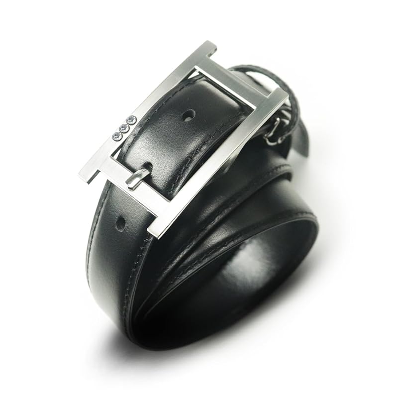 

[BELTMIX] belt men s business genuine leather Contains colored stones double sided cowhide gentleman formal casual formal clothes for suits