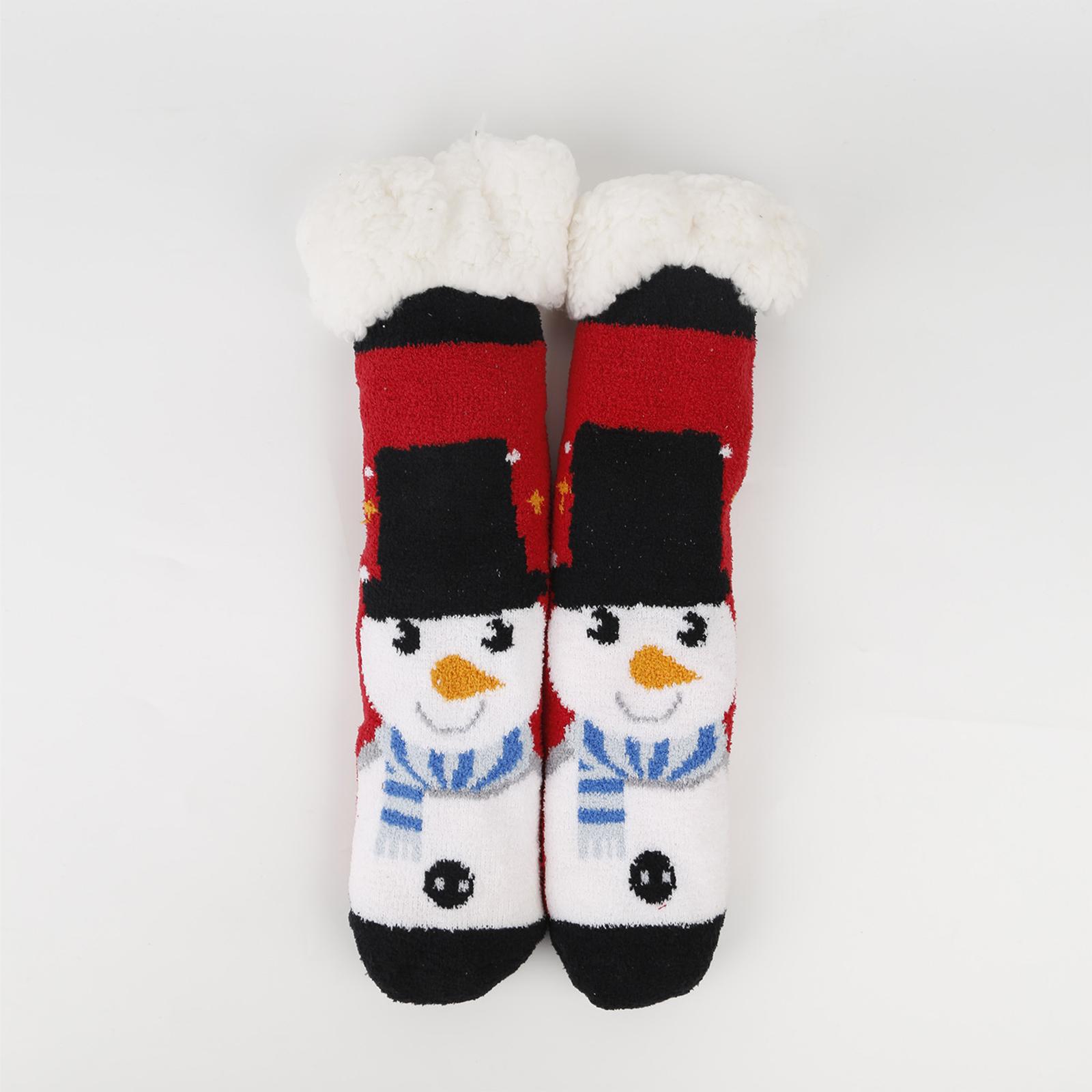 

Ladies Thick Coral Fleece Snow Socks, Lamb Fleece Sleep Socks, Mid Tube Floor Socks, Christmas Gift Socks One Size