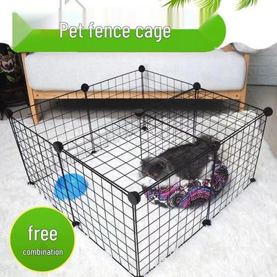 Small Dog & Puppy Playpen: Interlocking Cat Cage & Isolation Fence