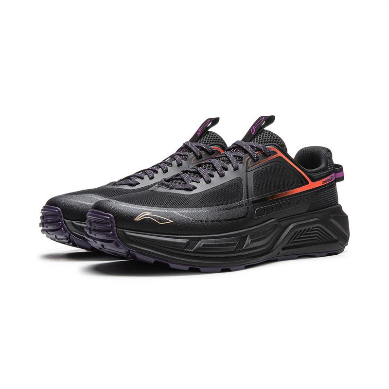 Li Ning Outdoor CF Tracing, Scenic Trail 2 Cushioning Rebound Breathable Low Top Hiking Mountaineering Shoes Unisex AHTW007-9