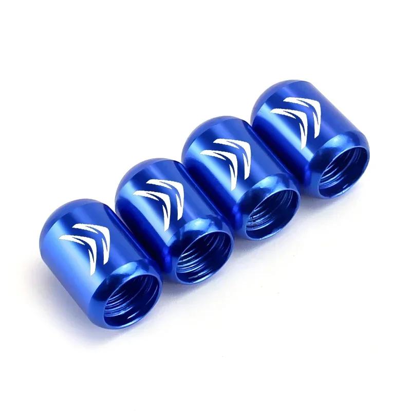 4pcs Car Anti-Dirty Tyre Air Valve Stem Cap Cover for Citroen C4 Aircross Picasso Berlingo C-ELYSEE C3 C2 Cactus C5 Saxo Xsara amv123