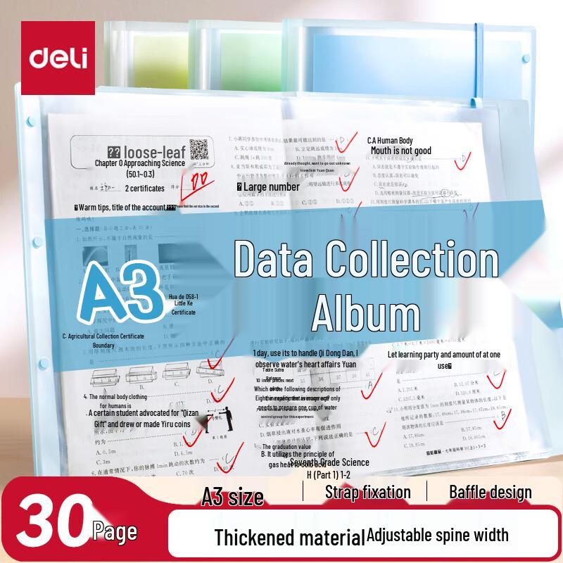 Deli A3 Document Display Book