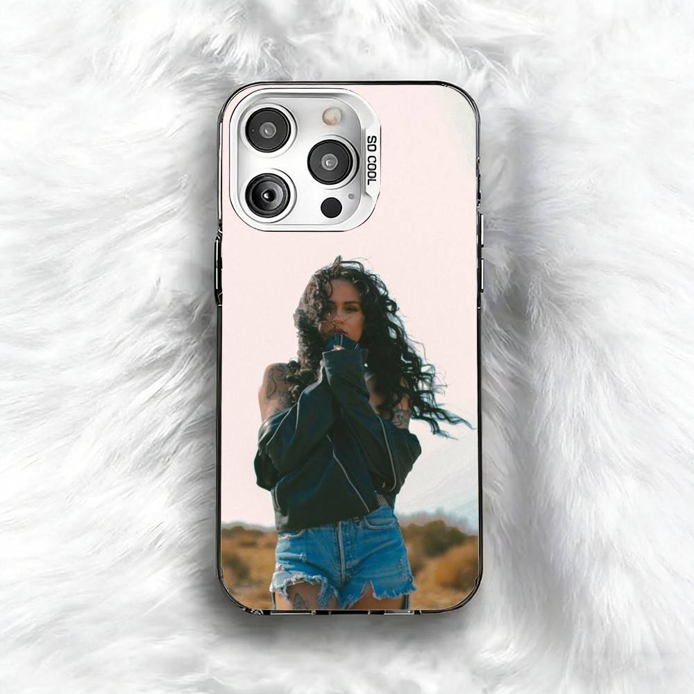 Singer K-Kehlani P-Parrish Print Phone Case For iPhone 16 17 15 14 12 13 Pro Max Black Color Shockproof Cover