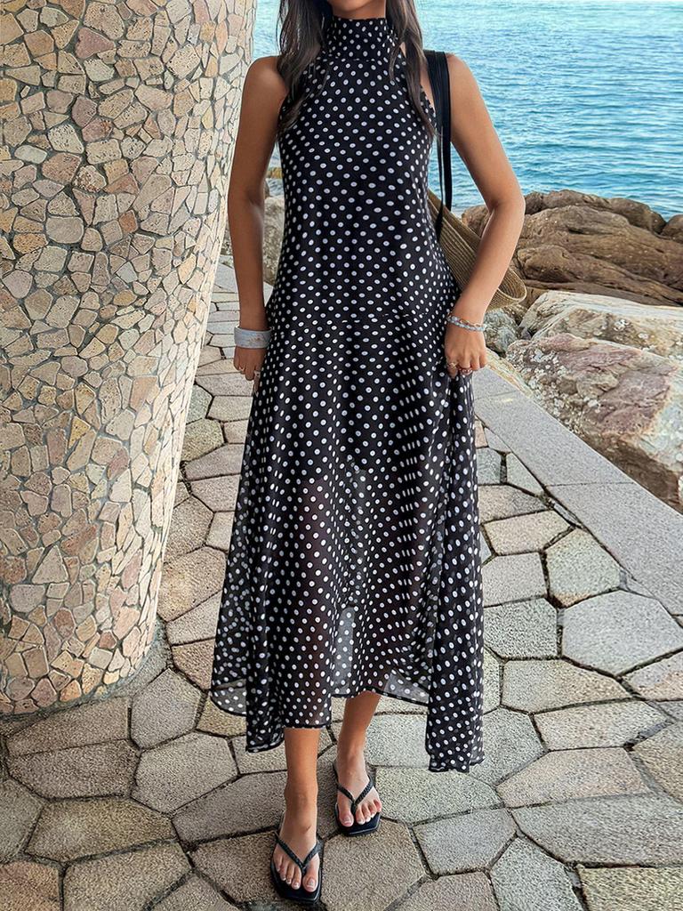 Kai Kuo European & American Polka Dot Halter Dress - Spring/Summer 2026 Collection
