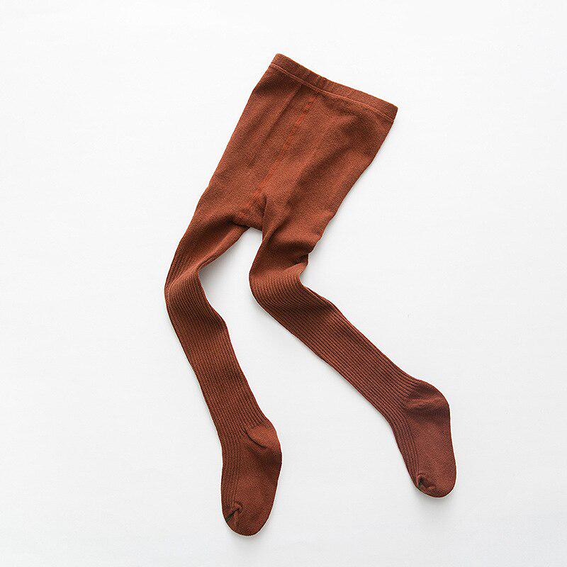 Dziecko Jesień Zima Rajstopy Gorące Dziecko Maluch Kid Dziewczyna Pończochy Bawełniane Ciepłe Rajstopy Jednolity Cukierkowy Kolor Mocno 1-8 Lat