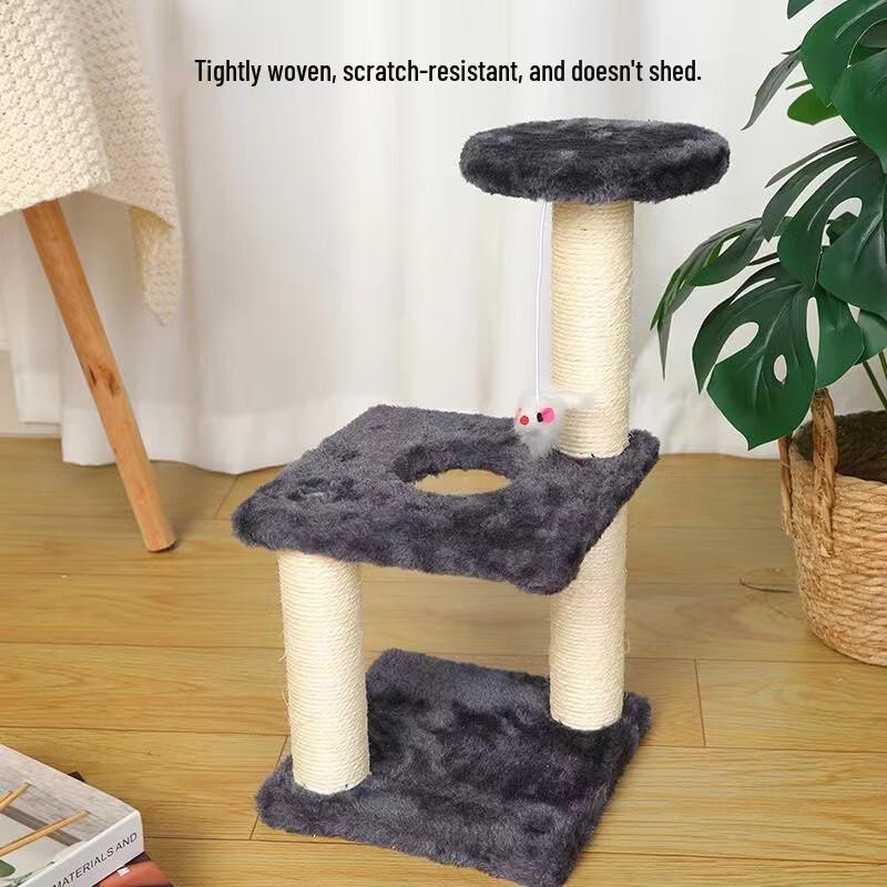 Compact Cat Scratching Post and Tree