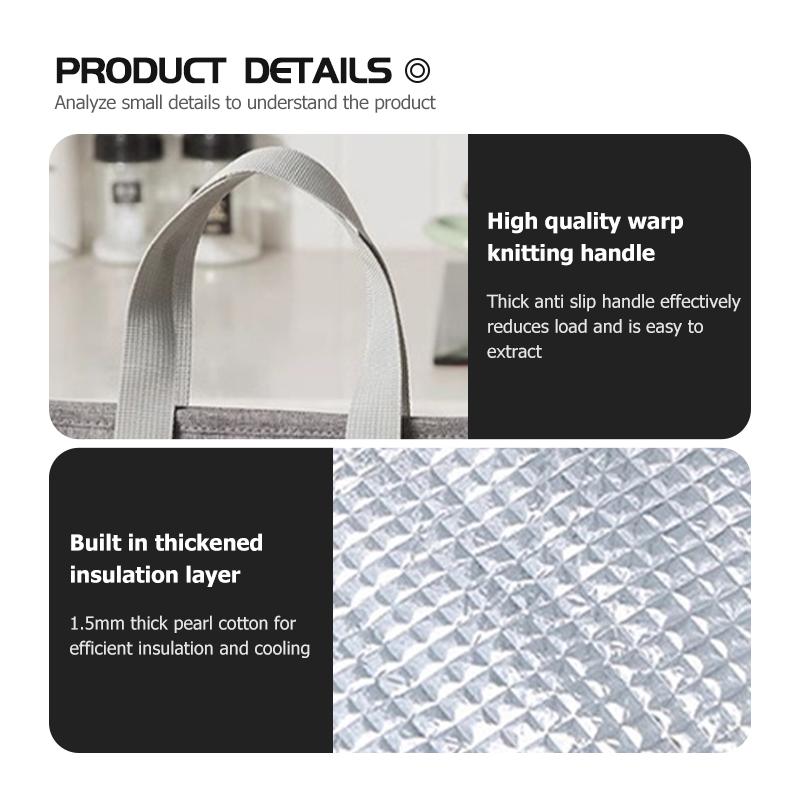 Insulated Lunch Bag Insulation Bento Pack Rice Bag Meal Pack For Alfa Romeo GT Stelvio F1 Brera Volante Tonale Gloria Disco