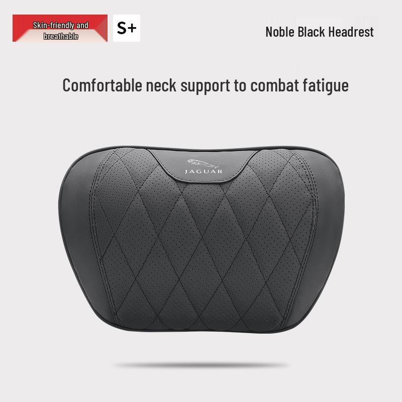 Jaguar Car Headrest & Lumbar Support Pillow for XEL, XFL, XF, XJ, I-PACE, F-PACE, E-PACE