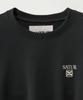 Seteo Lauren Small Logo Basic Sweatshirt Charcoal