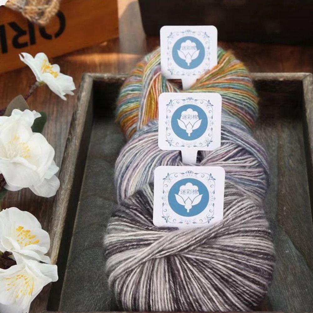 Super Soft Knitting Wool Yarn Manual Variegated Worsted Weight Yarn Crochet Thread Yarn  Scarves