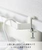 Yamazaki Tower Indoor Clothes Drying Rack with Hanger X X Hangs On Screw Clothes Drying Model 5619 Bar, White, Approx. W67.5 D5.5 H5-7cm (including