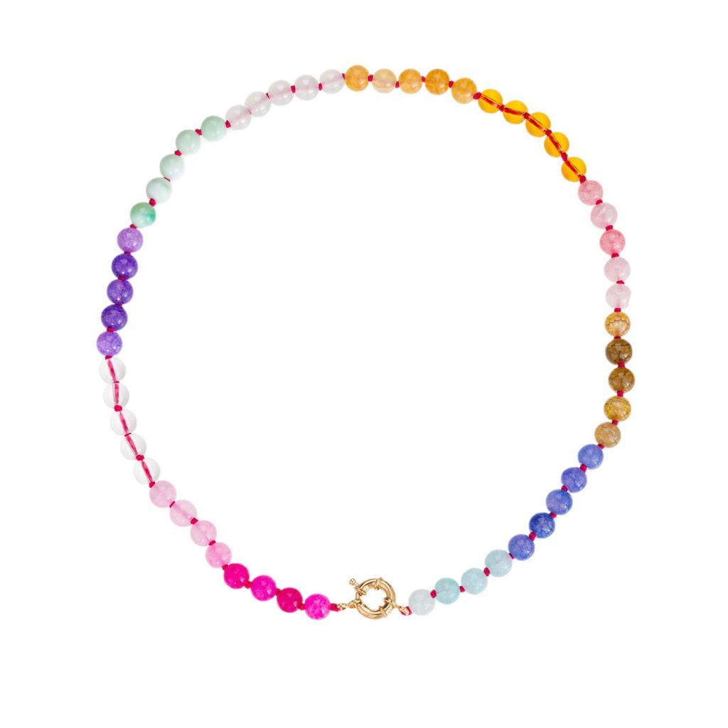 Yori Summer Candy-colored Fresh Handmade Beaded Necklace Jewelry Bijoux Gift Wholesale Autumn&Winter Style Stacking Jewelry