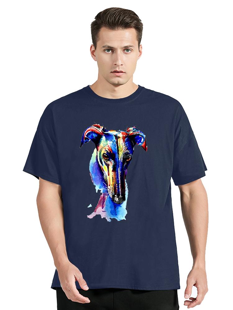 Greyhound Dog T-shirt Men's Clothing Cotton Tshirt Cartoon Graphic Oversized T Shirt Unisex Tops Tees Fitness Men's Clothing