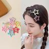 Cute Y2K Star Hairpin: Metal Bangs Clip, Dopamine Headdress