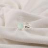 Aqua Chalcedony Gemstone 925 Sterling Silver Designer Pretty Ring Gift For Her RR-72-19