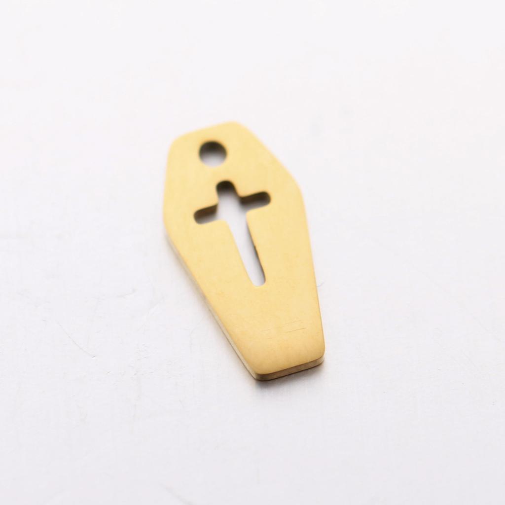 3PCs Stainless Steel Halloween Charms Ghost Bat Spider Witch Tombstone Metal Pendants For Diy Jewelry Making Finding Accessories