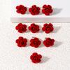 10pcs Resin Hair Clip Rose Hair Buckle Fashion Korean Headwear Accessories  Valentine's Day