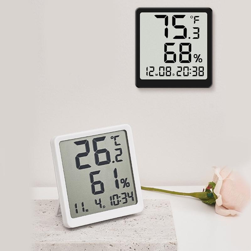 Efficient Indoor Thermograph and Hygrometer for Monitoring Room Climate for Baby Room House Office Living Room