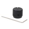 1/2Pcs Aluminum Half-Shaft Type Flat Top Adjustment Knob For Electric Bass 16Mm*19Mm*6.0Mm
