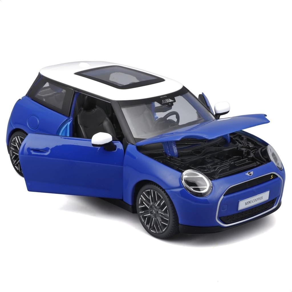 Maisto scale Mini Cooper SE Blue Diecast Model Finished Model 32926 1/24 (J01) / Car,