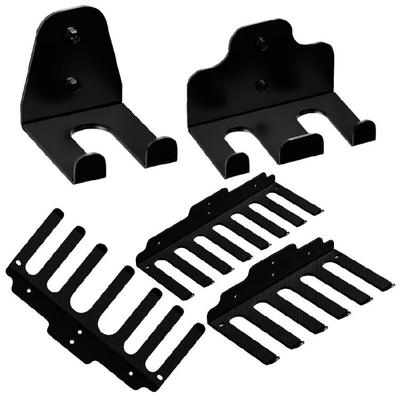 Space Saving Vertical Barbell Rack Bracket With Rust Resistant Coating For Home Organization Efficient Equipment Storage
