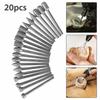 Glass Burr Drill Bits Metal Ceramics Tile 20pcs Rotary Tools 3mm Shank