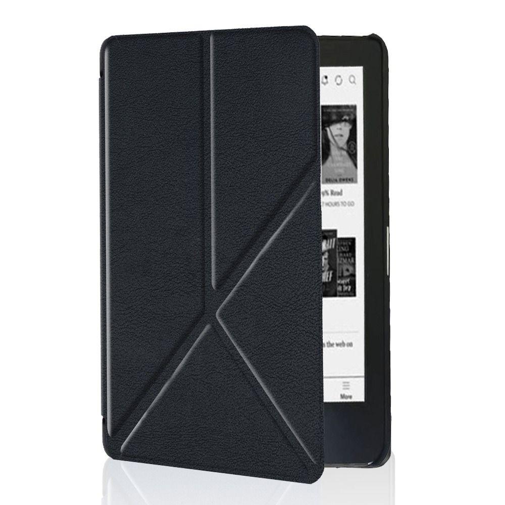 6 Zoll E-Reader Hülle Magnetischer Mehrfachfaltständer Smart Cover Leder Stoßfestes Folio Cover für Rakuten Kobo Nia N306