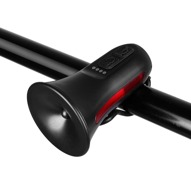 Electric Bike Bell 120dB Mini Bicycle Horn Waterproof Bicycle Horn With Warning Lights ELECTRIC HORN