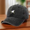 Embroidered Baseball Cap With Goose Pattern For Uninsex Casual And Fashionable City Style Duckbill Cap