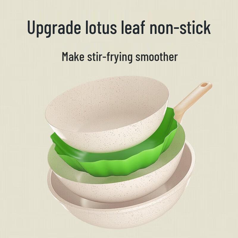 Chui Da Huang Big White Aluminum Non-Stick Wok