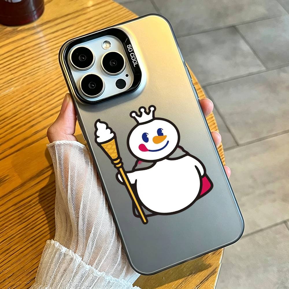 Mixue Bingcheng Phone Case For iPhone 17,16,15,14,13,12,11 Plus,Pro Max,XS,Colorful Silver White Cover iPhone14ProMax