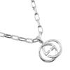 Interlocking G Necklace Silver925 22.0g Unisex Used