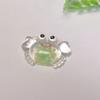 Cartoon Crab Resin Cabochons Flatback Kawaii Marine Life Decorative Pieces for Hair Bow Centerpiece Toddler Jewellery Slime DIY