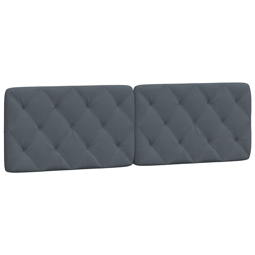 Bed Frame without Mattress Dark Grey 160x200 cm Velvet