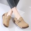 Women Flatform Moccasins Sneakers Ladies Slip-On Loafers Wedges Walking Shoes High Quality Thick Bottom Cow Suede Casual Shoes