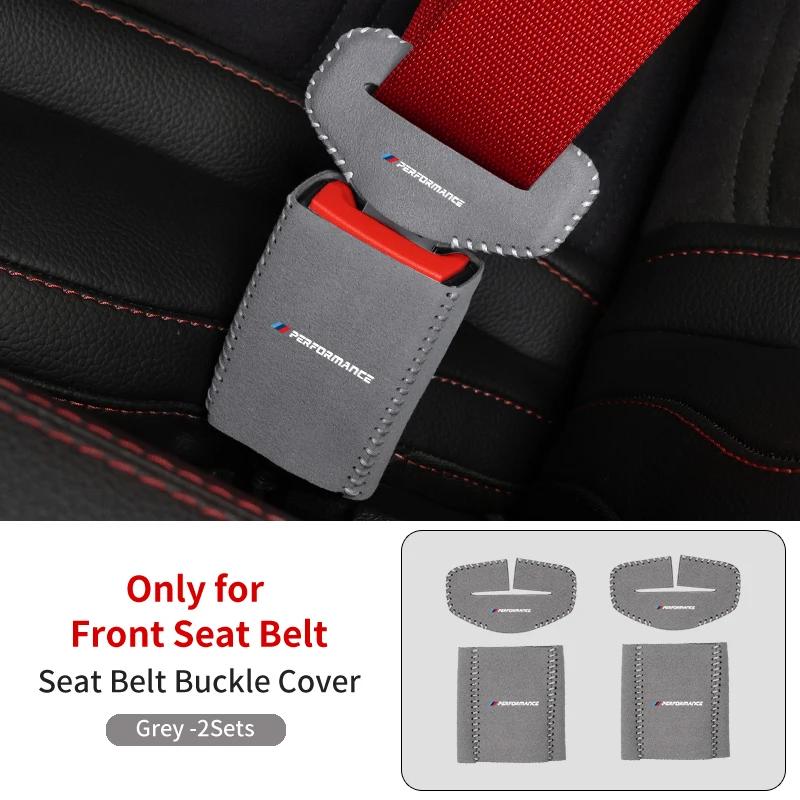 Car Sticker 2025 Hot Car Seat Belt Buckle Protective Cover Safety Belt Plug Clip Case For BMW M X1 X3 X5 X6 X7 E30 E90 M3 E84 E8