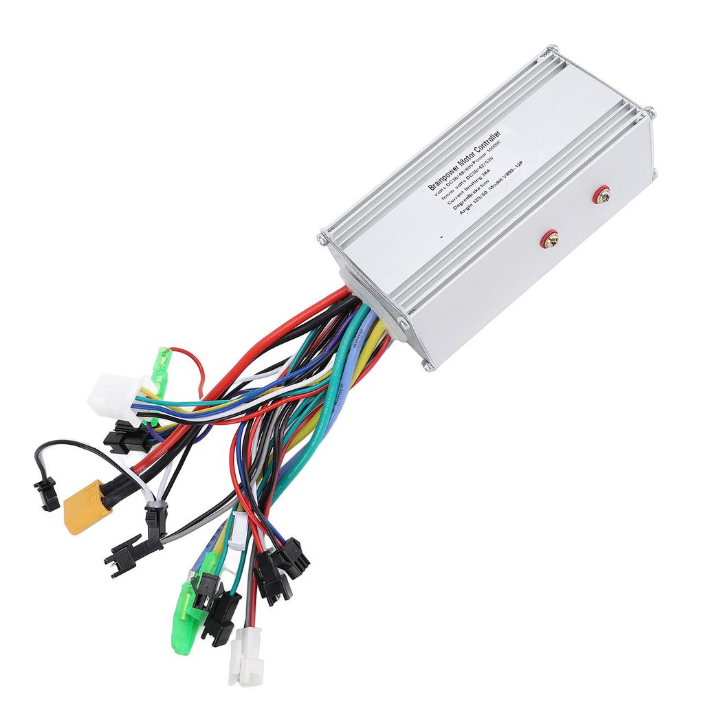 36V 48V 60V 1000W 38A 3 Mode Brushless Sine Wave Controller 5540 with V890 LCD Display Panel Electric Bike Conversion Kit