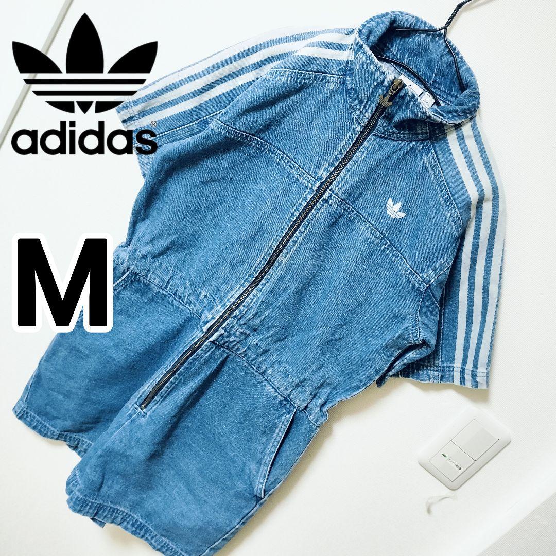 

[Б/У] Джинсовый комбинезон Adidas и джерси, размер M, носила Ано-чан