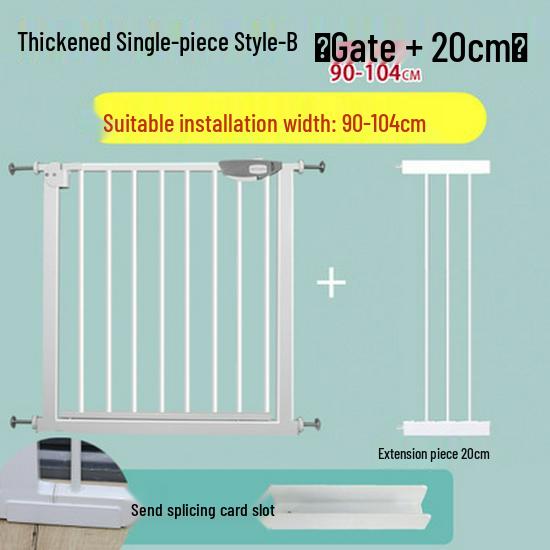 Safety Gate for Babies & Pets: Stairwell & Hallway Barrier Enclosure