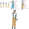 Vibrant Adult Aladdin Magic Lamp Princess Jasmine Halloween Costume For Parties