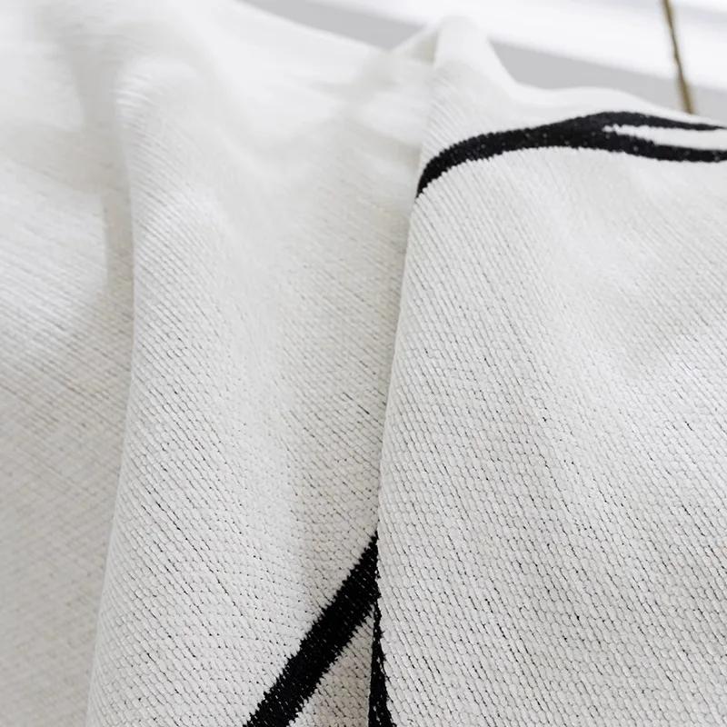 Nordic Tassel Throw Blanket Single Full Four Season Cotton Sofa Cover Dust Anti-cat Scratch Protection Cover Sofa Blanket Carpet