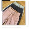 Women's Black Micro-Flare Sports Sweatpants, High-Waisted, Slimming, Flattering, Plus Velvet, Autumn/Winter 2025 Collection