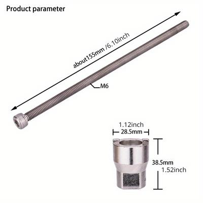Extractor de buje libre de bicicleta, instalador de cuerpo de buje, llave de tubo ranurada, herramientas de reparación de extractor de buje, 4 piezas de juntas tóricas, gancho para herramientas con forma especial