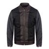Real Cowhide Genuine Leather Jacket Men Black  Motorcycle Coat Mens Biker Clothes Spring Autumn Asian Size