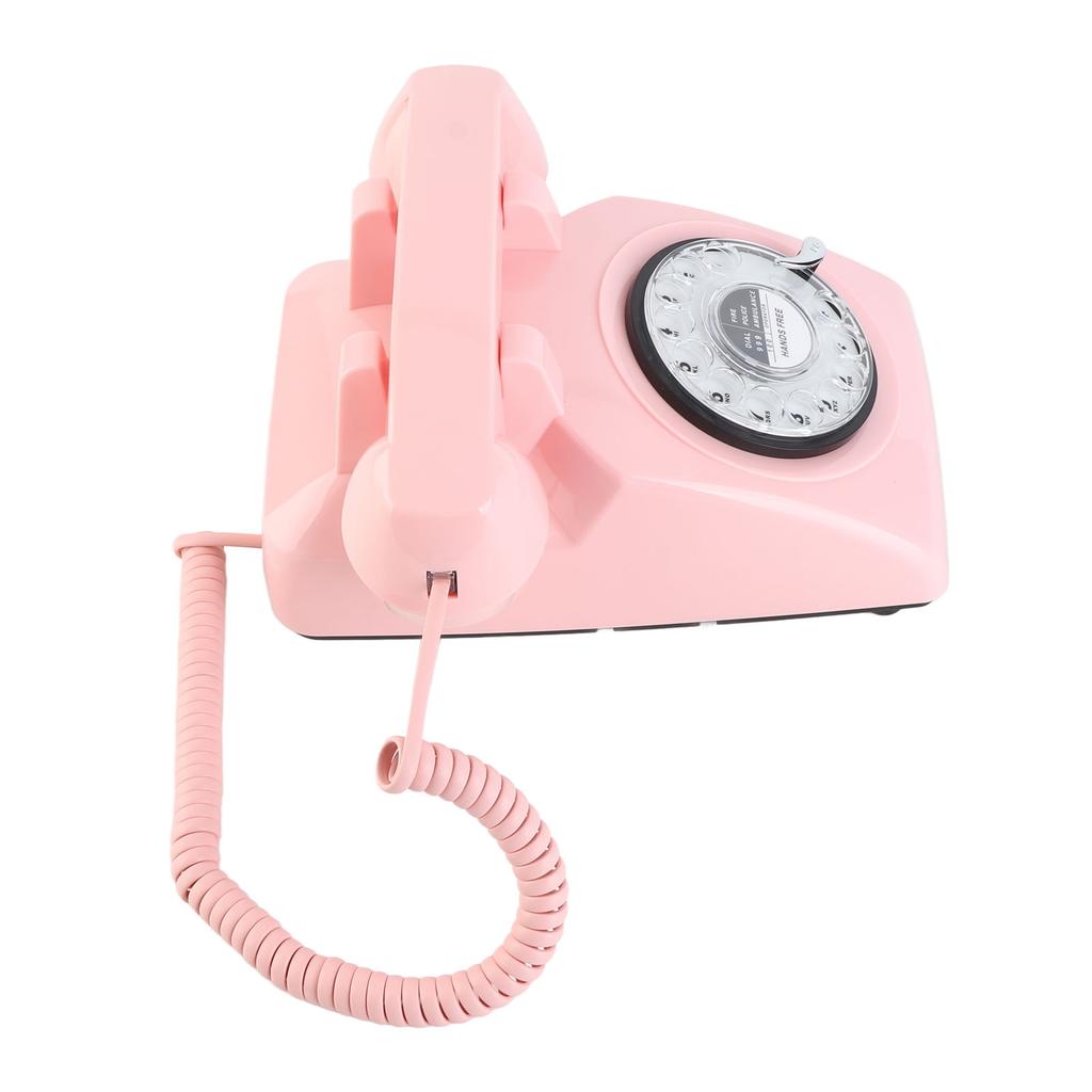 Retro Landline 60s Old Fashioned Wired Fixed Landline Telephone
