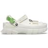 Sankuanz x Crocs Clog Wit Groen Unisex Sneakers 206900-100