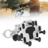 Motorcycle Phone Mount   5 Claw Rotatable Shock Absorbing Silicone Pads Motorcycle Handlebar Phone Holder
